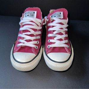 Maroon Converse Allstars